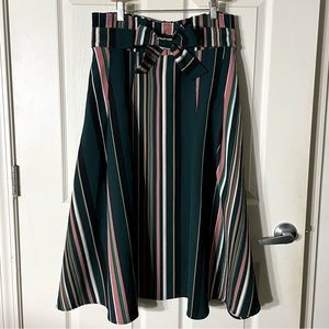 7th Avenue stripe full skirt